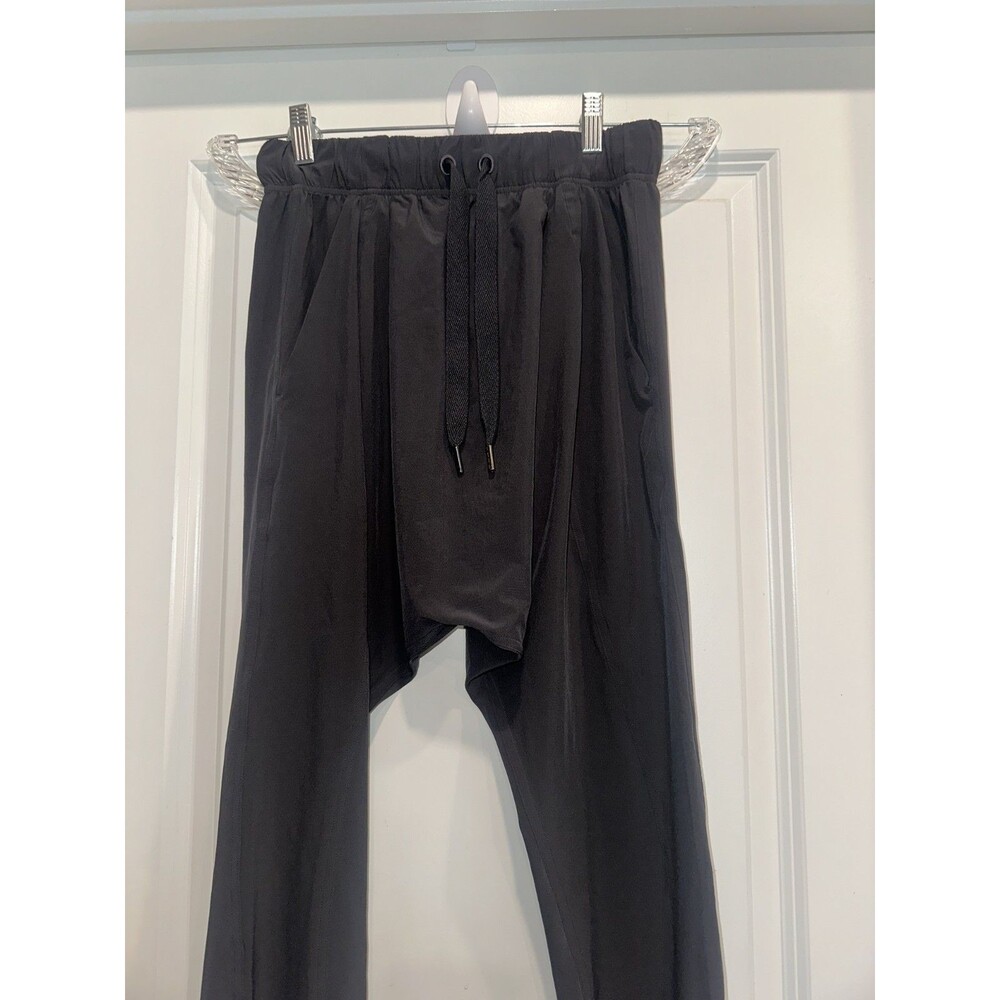 Lululemon 4 Women’s Harem Pants Comfort Dance Athletic Everyday Black Stretch - Picture 5 of 11
